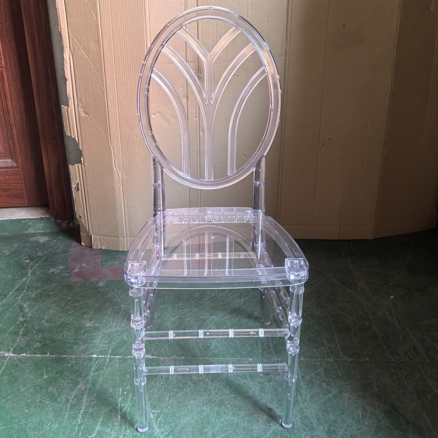 High Quality Crystal Wedding Chair  new design clear transparent tffany chair