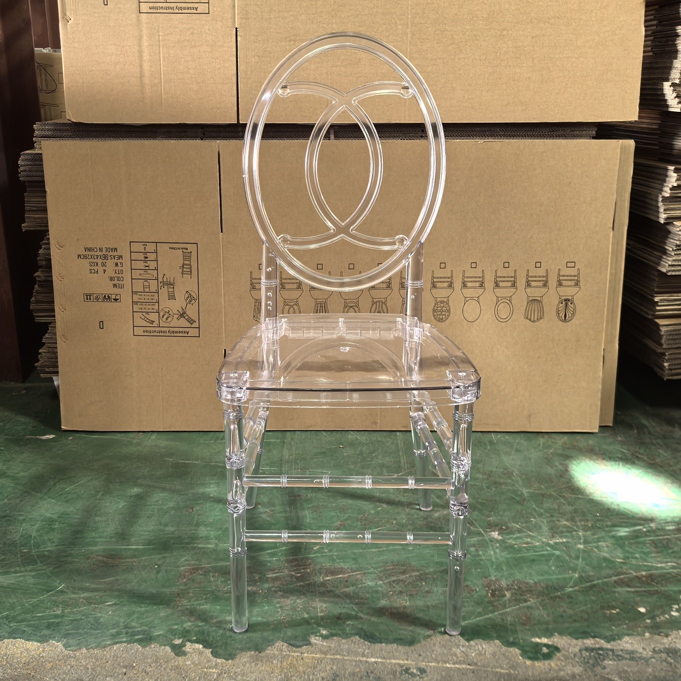 Transparent Stackable Acrylic Banquet Chair