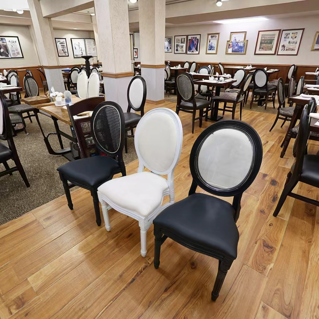 Luxury Black Dining Banquet Chair – Stackable Upholstered Seating